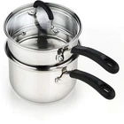 Cook Home 02655 Professional Double Boiler Saucepan 2-QUART 18-10 Stainless New. Price: $72.44.