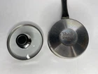Tools Of The Trade 1 Qt Stainless Steel Saucepan W/vented Glass Lid, Oven Safe Used. Price: $18.99.