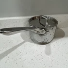 All-clad Ltd Stainless Steel 2 Qt Sauce Pan With Lid. Used. Price: $50.00.