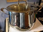Cuisinart Stainless Steel 8QT Stock Pot Model # 8466-24PP Induction Ready W/lid New. Price: $49.50.