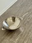 Calphalon Stainless Steel 13 Diameter Wok, Mint Condition Used. Price: $44.99.