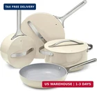 Caraway Non-stick Ceramic Cookware Set (12 Piece) Pots, Pans, Lids And Kitchen New. Price: $750.94.