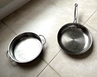 Cuisinart Stainless Steel Cookware 10 Inch Skillet /2 Qt Casserole Used. Price: $15.00.