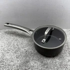Emeril Lagasse 1.5QT Non-stick Stainless Steel Saucepan With Glass Lid Used. Price: $26.79.