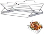 Adjustable Roasting Rack For 9X13 Pan, Stainless Steel Turkey Insert - Fits New. Price: $13.86.