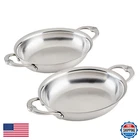 Hestan Provisions Oval Roasting Pan And Au Gratin Baking Dish Clad Stainless New. Price: $114.93.