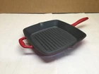 Tramontina Grill Pan Enameled Cast Iron 11 Inch, Gradated Red, 80131/053DS New. Price: $49.95.