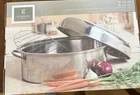 New Opened Box 16 Gibson Home Stainless Steel Roaster - Lid, Rack. Price: $28.00.