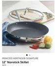 Princess Heritage Signature 12" Nonstick Skillet 3674 House New. Price: $170.00.