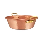 Mauviel M'passion 9.5 Qt. Hammered Jam Pan, Bronze Handle New. Price: $450.00.