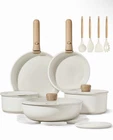 Carote 19PCS Pots Pans Non Stick, Cookware Sets Detachable Handle, Induct... New. Price: $83.99.