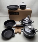 Berghoff's Cookware Eurocast Professional Series 9 Piece Chefs Set Pans New. Price: $499.95.