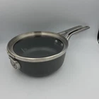 Calphalon Select HCH87025 2.5QT. 2.3L Saucepan With Glass Lid Used. Price: $27.99.