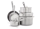 All-clad D5 Brushed Stainless-steel 10-PIECE Cookware Set Brand New. Price: $749.99.