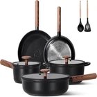 Jeetee Ceramic Cookware Set 15 Pcs Pots And Pans Non Stick Removable New. Price: $132.39.