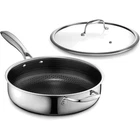 3.3 Quart Deep Saut Pan Nonstick Induction Safe With Lid Dishwasher Oven New. Price: $361.99.
