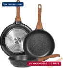 Eslite Life Nonstick Ceramic Frying Pans Skillets Set, Non-toxic Egg Omelette New. Price: $67.48.