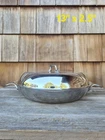 All-clad Stainless Steel 13 4QT Braiser & Paella Fry/skillet Pan With Domed Lid Used. Price: $120.00.