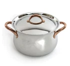 Berghoff Covered Dutch Oven, Ouro Gold, 18/10 Stainless STEEL,9.5", Qt 1274729 New. Price: $99.95.