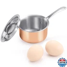 Kc-emier Mini Sauce Pan With Lid, Tri-ply Stainless Steel Pot Stay-cool Han New. Price: $68.62.