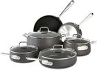 All-clad HA1 Hard Anodized Nonstick Cookware, 10 Pc Set Oven Safe 500F- Lid New. Price: $389.99.