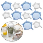Adpartner Silicone Stretch Lids Pet Food Blue & Clear (fit For 2.4'' 4.3'') New. Price: $17.84.