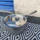 Kirkland Signature Copper Core Pro 3 Qt Sauce Pan Stainless Steel + Lid Used. Price: $59.99.