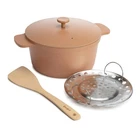 Goodful All-in-one Pot, Multilayer Nonstick, High Performance Cast Terracotta New. Price: $59.46.
