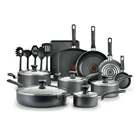 T-fal Easy Care, 20 Piece Non-stick Pots And Pans Cookware Set, Grey New. Price: $89.99.