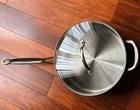Cuisinart 3.5 Quart Stainless Steel Skillet Glass Lid Induction Ready 7335-25HG Used. Price: $19.93.