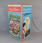 Vintage Fire King Dynaware Piece Hostess Bakeware Set #6032 Nos Unopened Box Used. Price: $89.95.