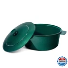 Granitestone Dutch Oven 6.5 Quart Ultra Nonstick Enameled Lightweight Aluminum New. Price: $81.50.