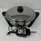 Saladmaster Electric Skillet SA012OCU T304-T316L Surgical Stainless Steel Used. Price: $289.50.