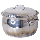 Belgique 6 Qt Stock Pot Stainless Steel Domed Lid Handles Quart Belgium Used. Price: $54.98.