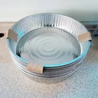 Miller Manufacturing 16" Galvanized Steel Utility - 13 Qt Set Of 12 Pans New. Price: $150.00.