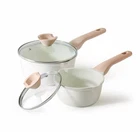 Kordisen Sauce Pan Set With Lid, 1.5QT & 2.5 Nonstick Cooking Pots Pour New. Price: $65.50.