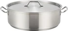 Winco Commercial-grade Stainless Steel Brazier W/ Lid 15 Quart New. Price: $121.04.