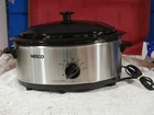 Mint Used 2X Nesco Qt. Stainless Steel Electric Roaster 4816-25 (4 Pc.). Price: $40.00.