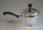 Farberware 1QT 18/10 Stainless Steel Sauce Pan Double Pour Spouts W/ Strain Lid New. Price: $22.00.