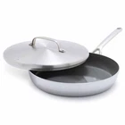 Greenpan GP5 Stainless Steel 5-PLY Healthy Ceramic Nonstick 12" Frying New. Price: $104.12.