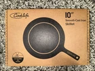 Cooklife 10" Smooth Cast Iron Skillet Cnc Machined & Polished New. Price: $52.00.