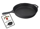 Jim Beam 10.25" Pre-seasoned Cast Iron Round Skillet New. Price: $29.99.