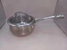 Cuisinart 419-14 Contour Stainless 1-QUART Saucepan With Cover Used. Price: $24.99.