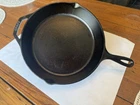 Lodge #2 Cast Iron 10SK Skillet Dual Assist Handle 12" Pre-seasoned Used. Price: $17.99.