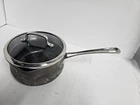 Cuisinart 2 Quart Pour Saucepan With Cover Induction Dishwasher Safe DS119-18P Used. Price: $9.99.