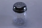 Food Shaker Jars Clear With Stainless Steel Large Holed Top Lot Of 2 New. Price: $9.37.