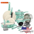 Greenlife Soft Grip 16 Piece Cookware Set, Non-toxic Pfas-free Ceramic New. Price: $149.99.
