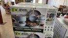 Nice In Box Greenpan Jewel Pro 11 Piece Ceramic Nonstick Cookware Set New. Price: $183.99.