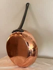 Vintage Stamped Made France Baumalu Copper 9.5 Pan Cast Iron Handle Used. Price: $150.00.
