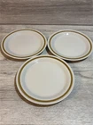 Set Of 3 Genuine Stoneware Vanilla Spice Japan Salad Plates Oven Safe 6.25" Used. Price: $14.99.